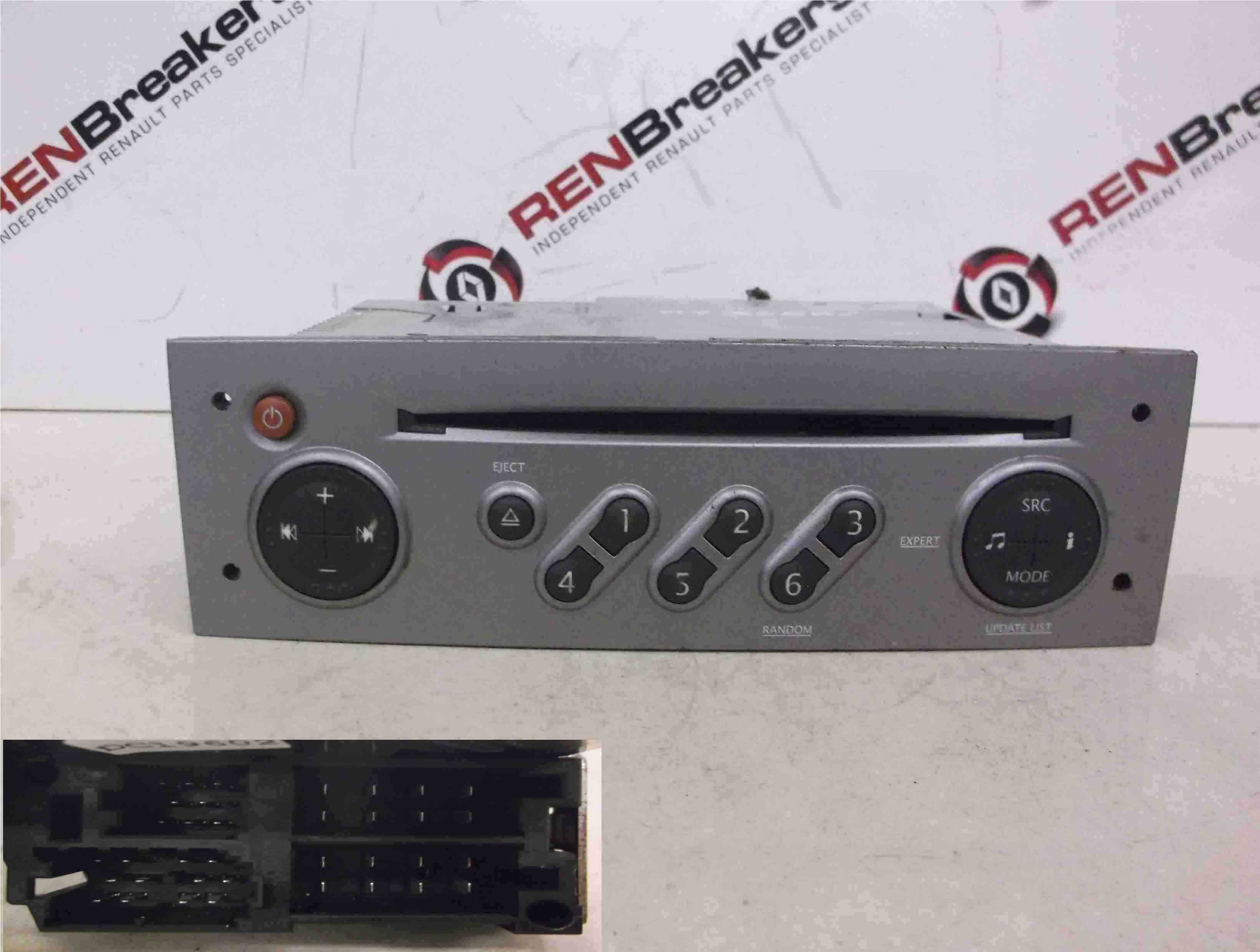 Renault Megane Scenic 20032009 Cd Player Radio Update List Code