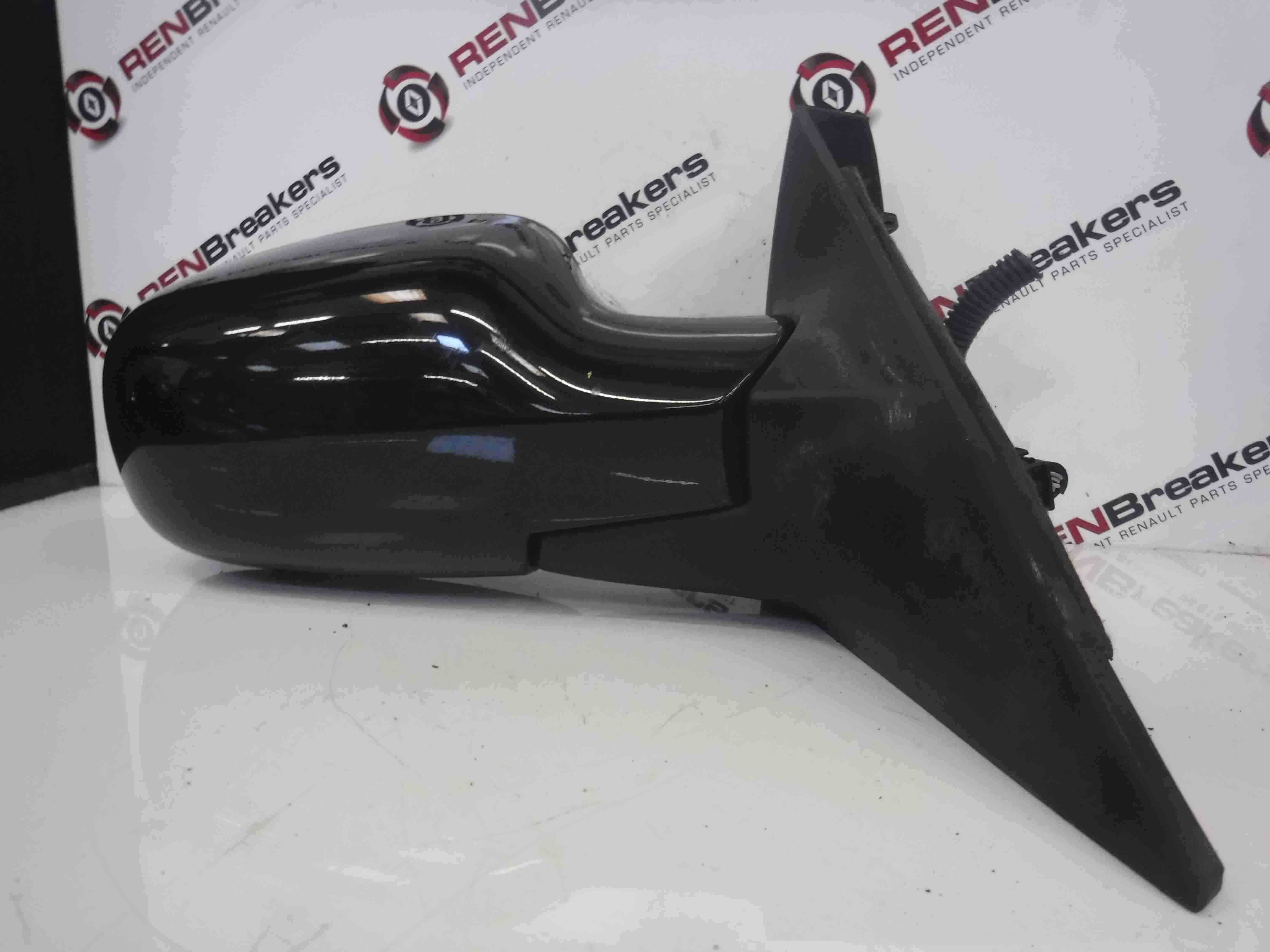 Renault Megane Scenic 2003-2009 Drivers OSF Front Wing Mirror Black 676