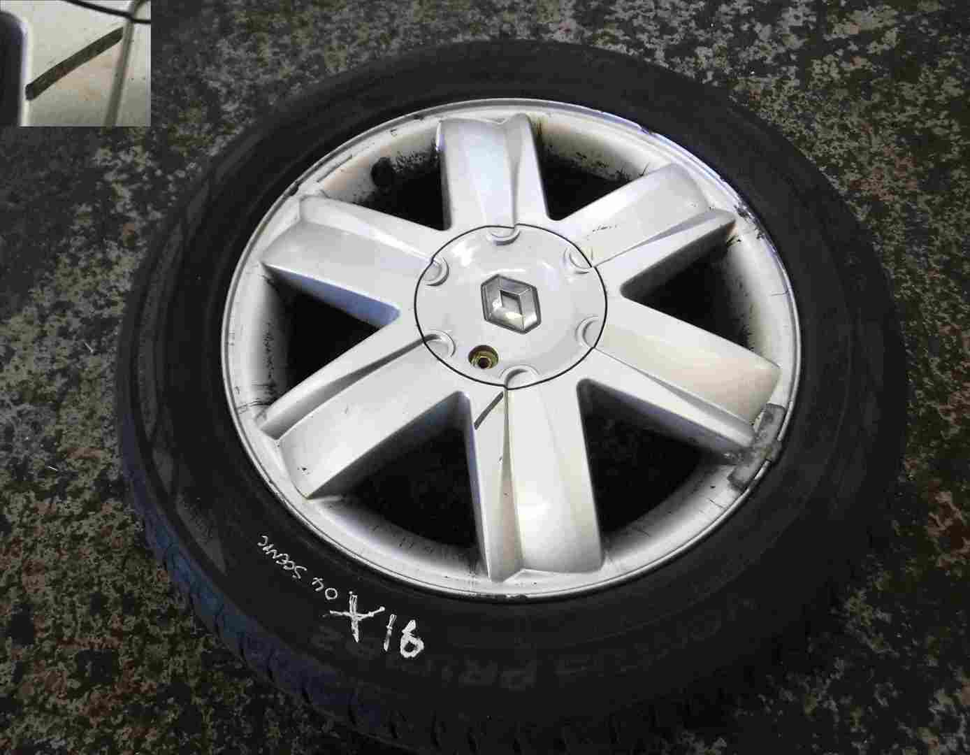 Renault Megane Alloy Wheel Size