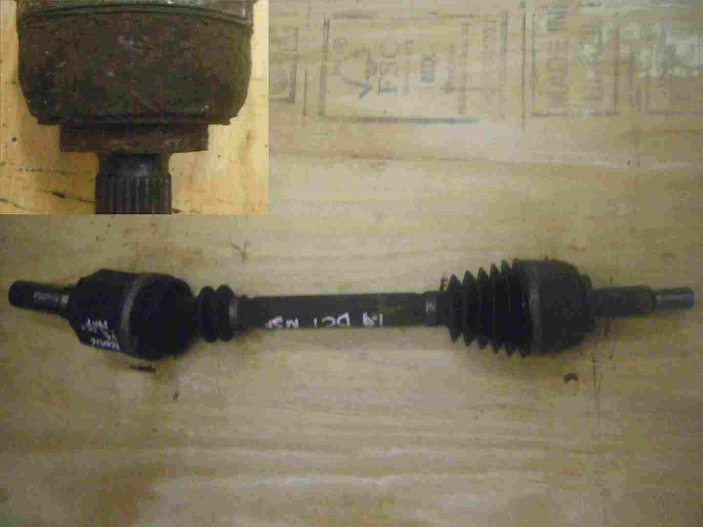 Renault Megane 2002-2008 1.9 DCi Passenger NSF Front Driveshaft