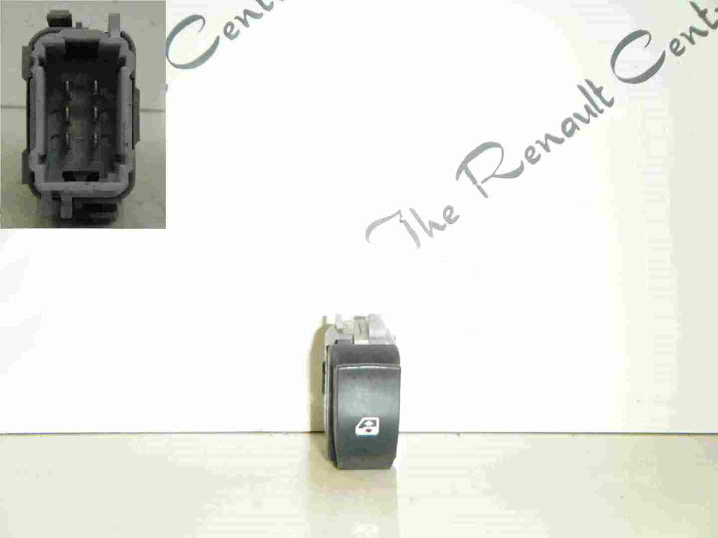 Renault Megane Scenic 2003-2009 Passenger NSF Electric Window Switch Grey