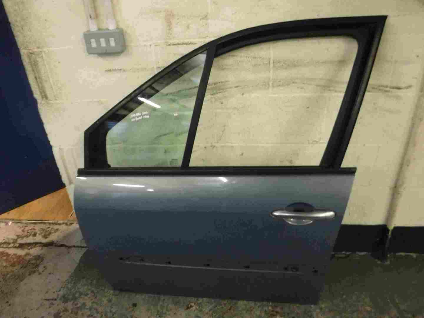 Renault Megane Scenic 2003-2009 Passenger NSF Front Door Blue Purple TED47