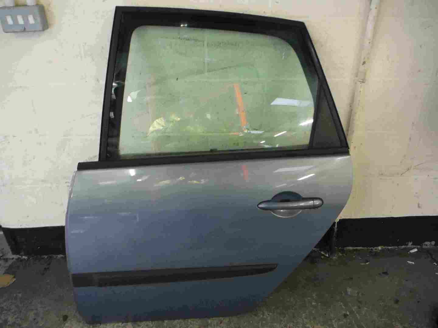 Renault Megane Scenic 2003-2009 Passenger NSR Rear Door Purple Blue TED47