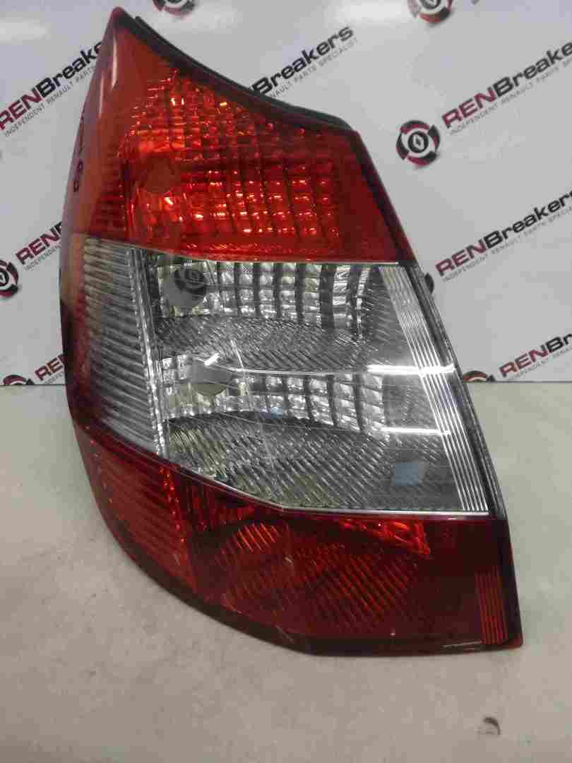 Renault Megane Scenic 2003-2006 Passenger NSR Rear Light Clear Lense 8200493374
