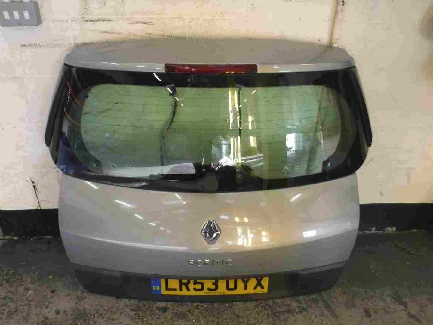 Renault Megane Scenic 2003-2009 Rear Tailgate Boot Silver TEA19