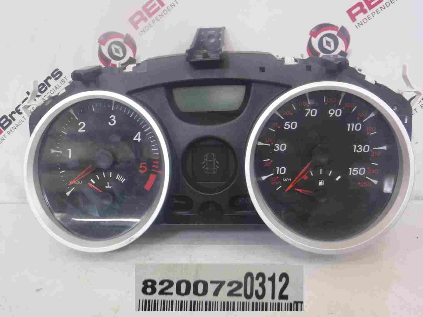 Renault Megane Sport 175 2002-2008 Instrument Panel Dials 8200720312