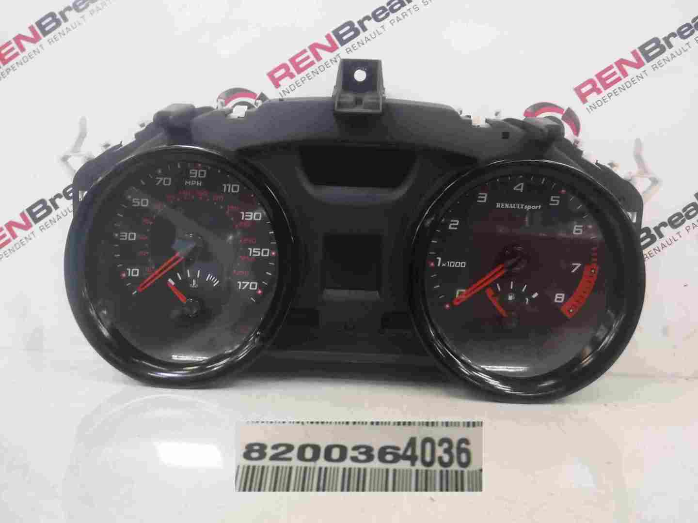 Renault Megane Sport 2002-2008 225 Instrument Panel Dials Gauges Clocks
