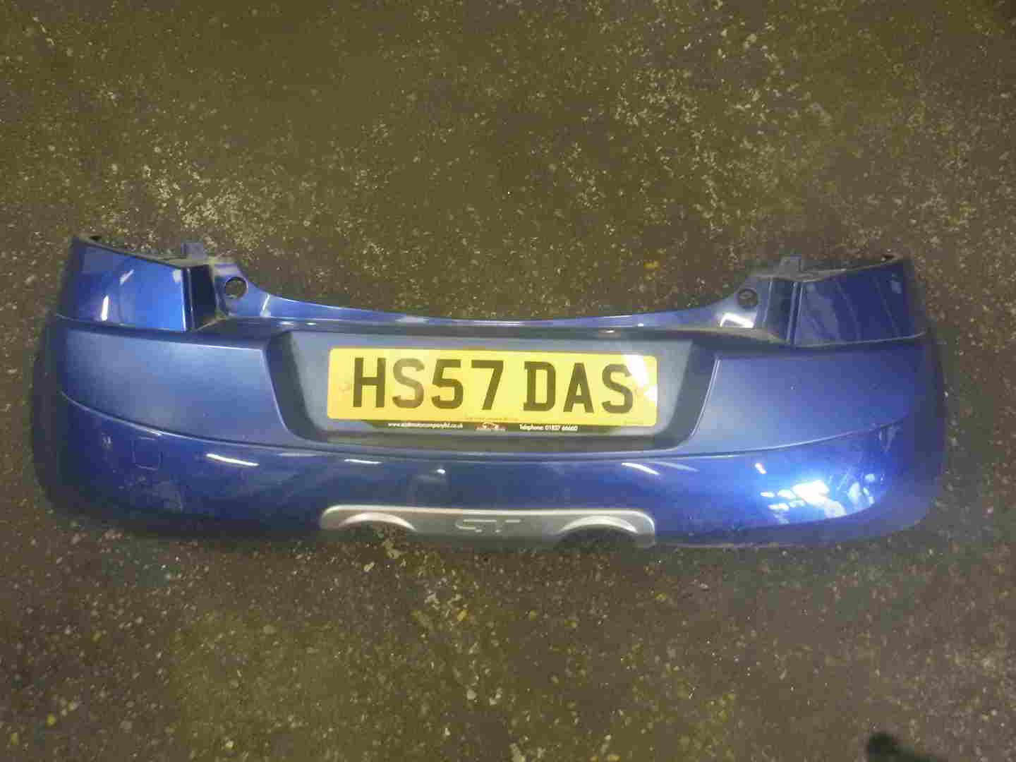 Renault Megane Sport 2006-2008 GT 175 Rear Bumper Blue TERNA 8200490357