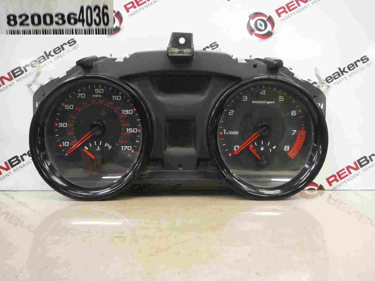 Renault Megane Sport 2002-2008 225 Instrument Panel Dials Clocks Gauges 115K 