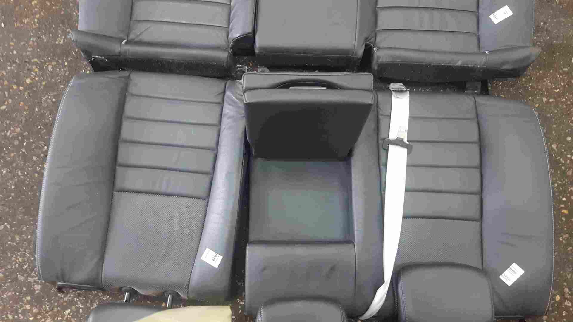 Thumb 5 Renault Megane Sport MK2 2002-2008 225 Black Leather Rear Bench Seats Chairs