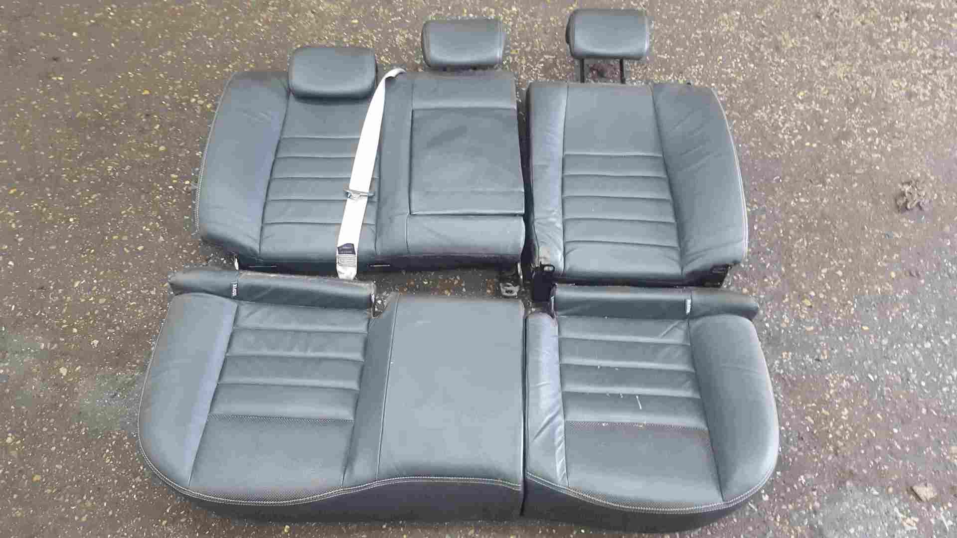 Renault Megane Sport MK2 2002-2008 225 Black Leather Rear Bench Seats Chairs