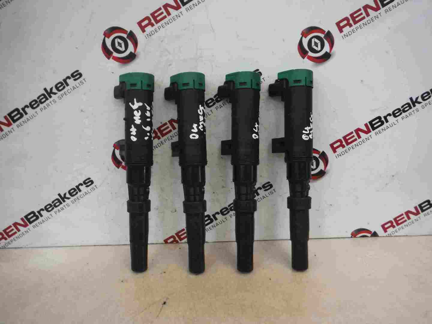 Renault Modus 2004-2008 1.6 16v Ignition Coil Pack Pencils Set X4