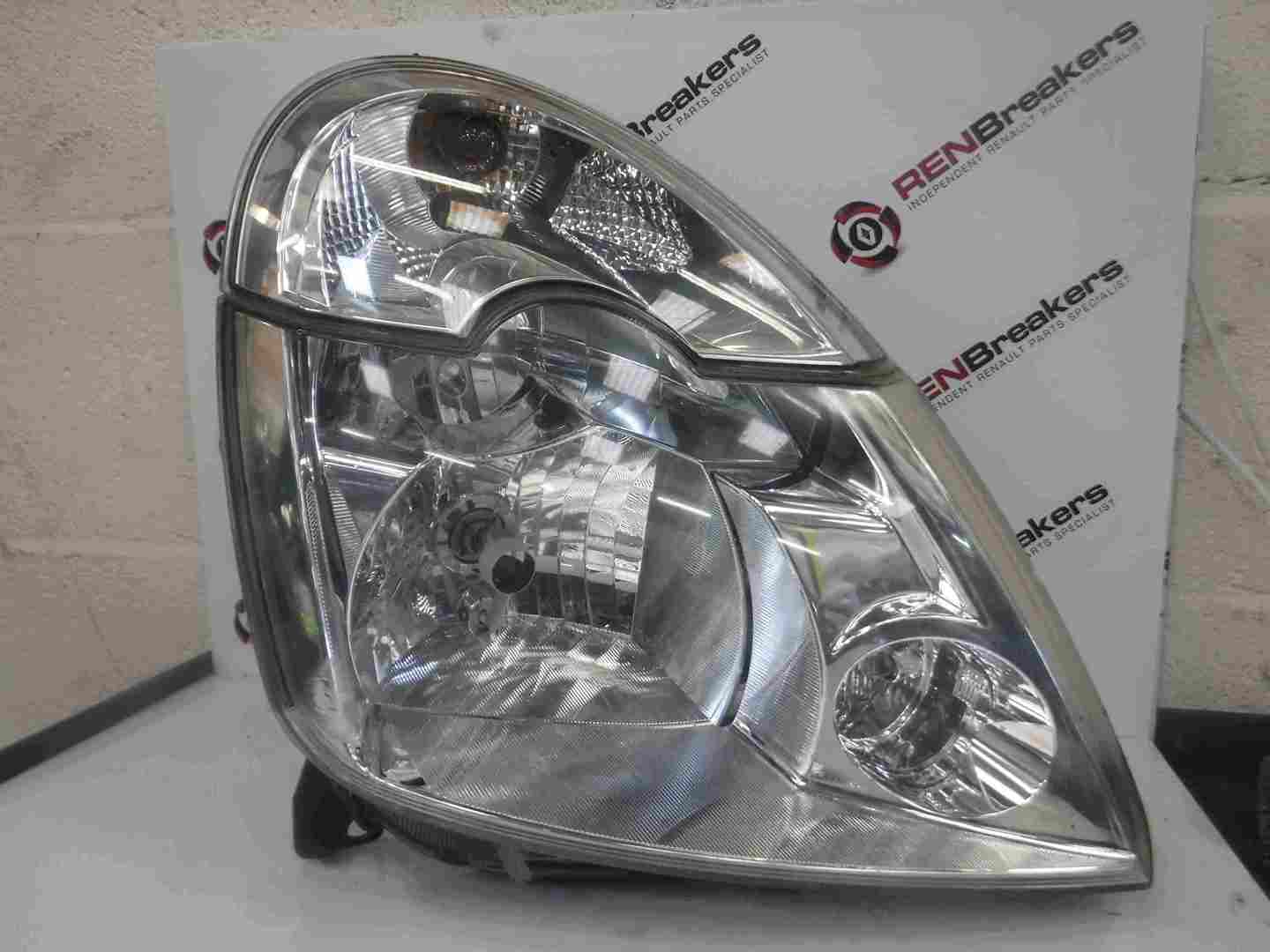 Renault Modus 2004-2008 Drivers OSF Front Headlight Clear Lens 8200652046