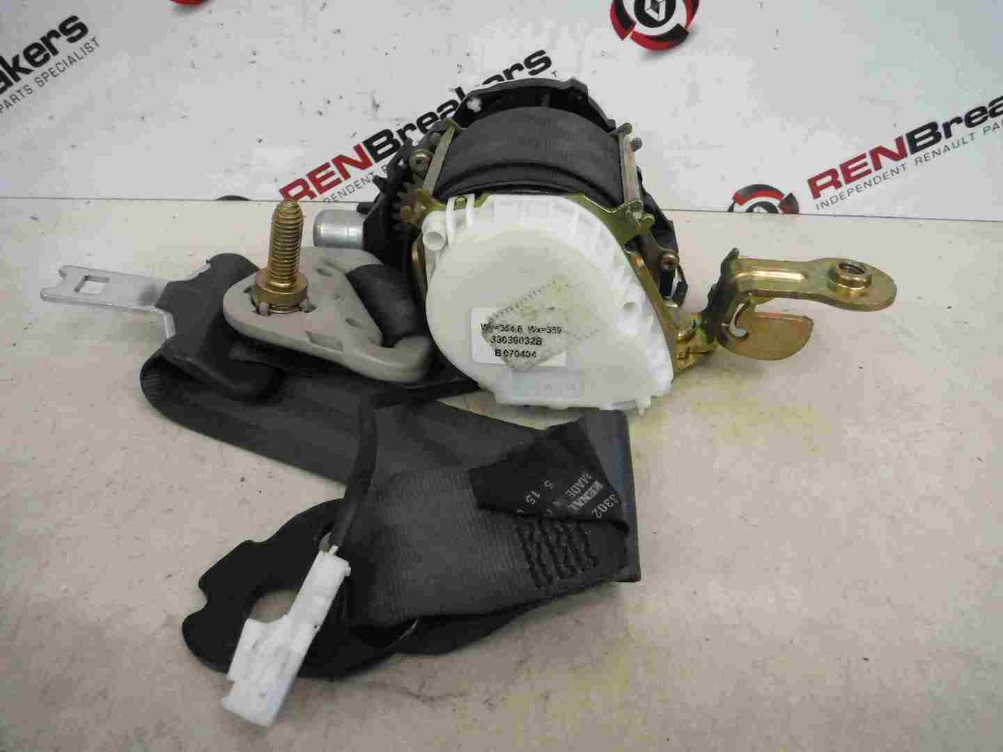 Renault Modus 2004-2008 Drivers OSR Rear Seat Belt Pre Tensioner