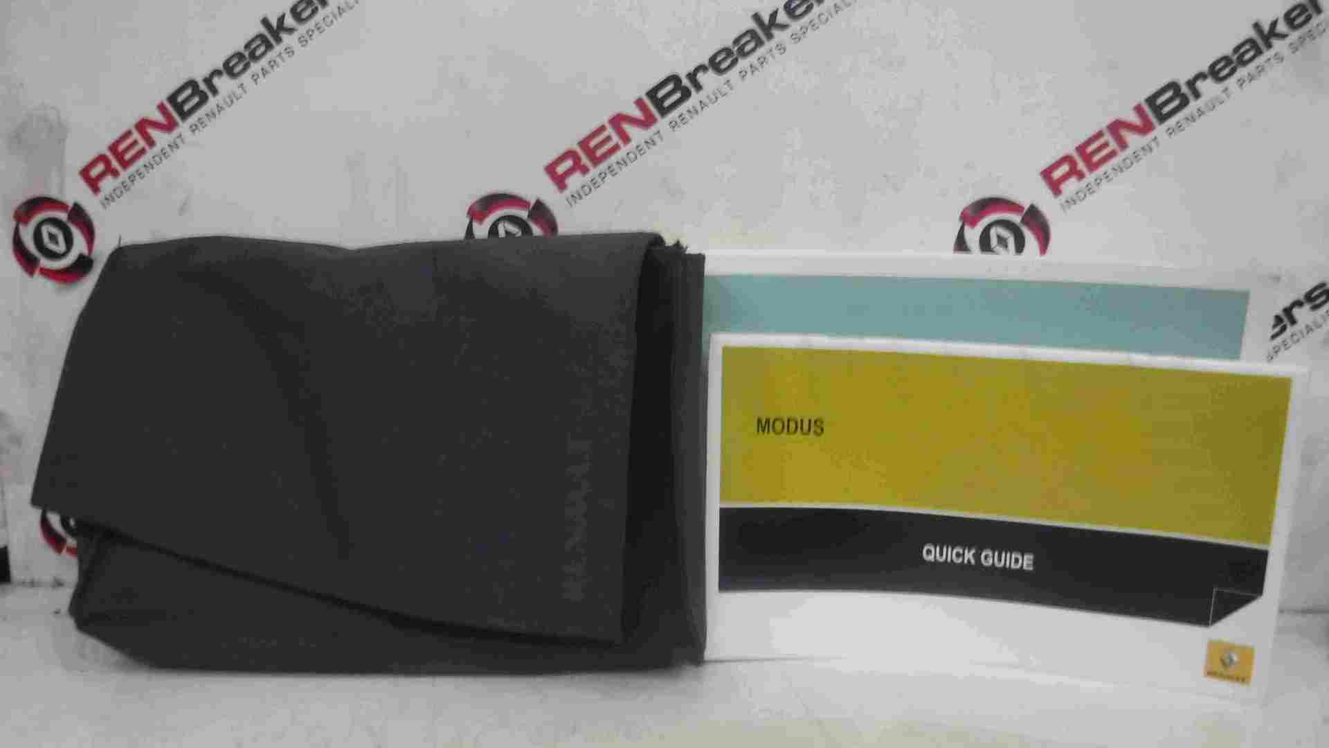 Renault Modus 2004-2008 Handbook Documents Guide + Wallet Holder