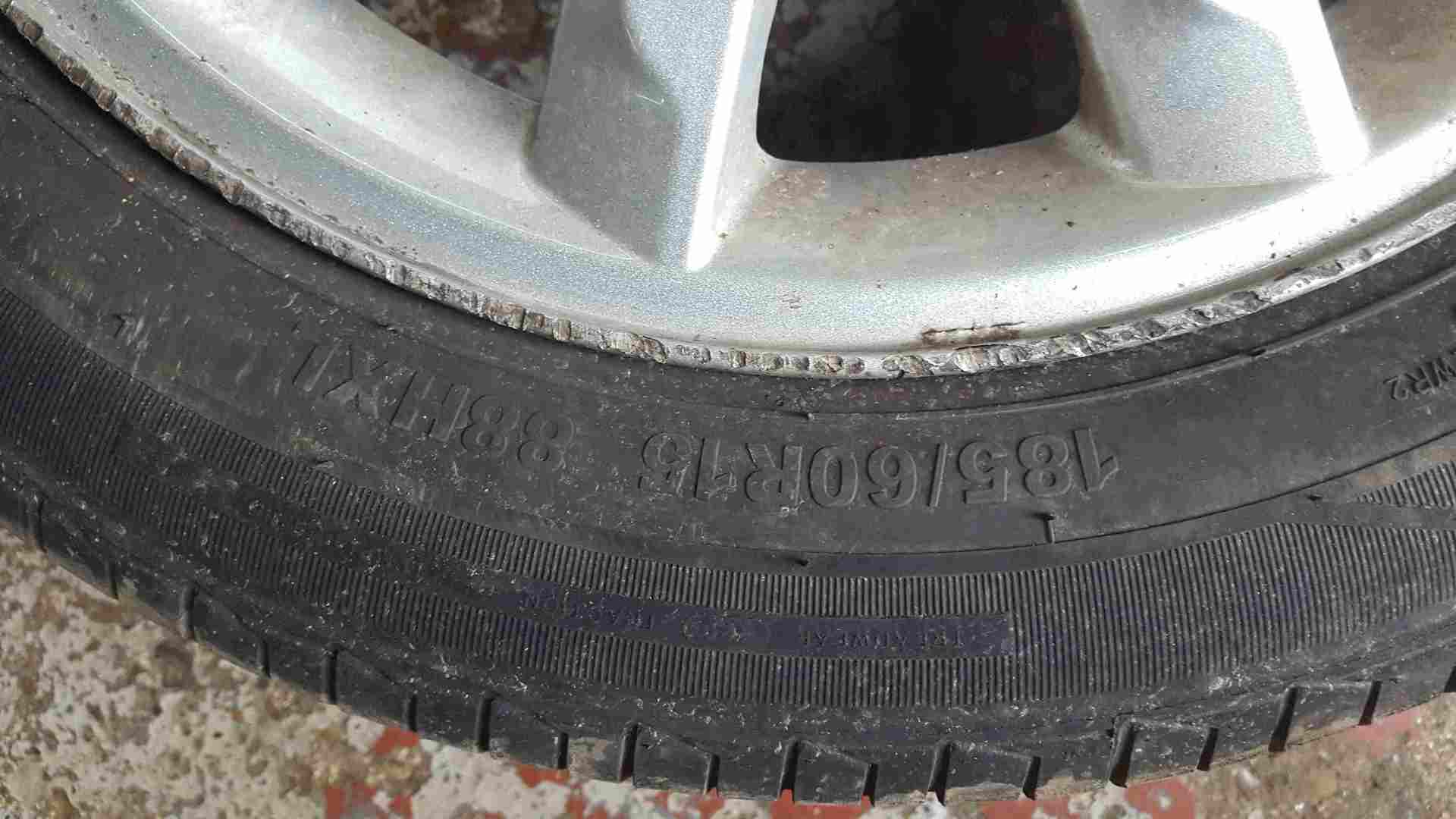 Thumb 3 Renault Modus 2004-2008 Kimono Alloy Wheel 15inch + Tyre 185 60 15 6mm 4/5