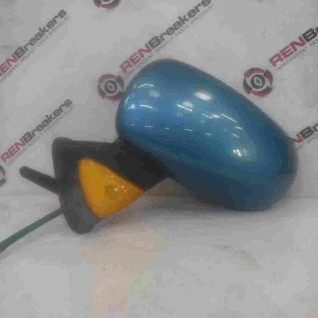 Renault Modus 2004-2008 Passenger NS Wing Mirror Blue Aqua TEJ42