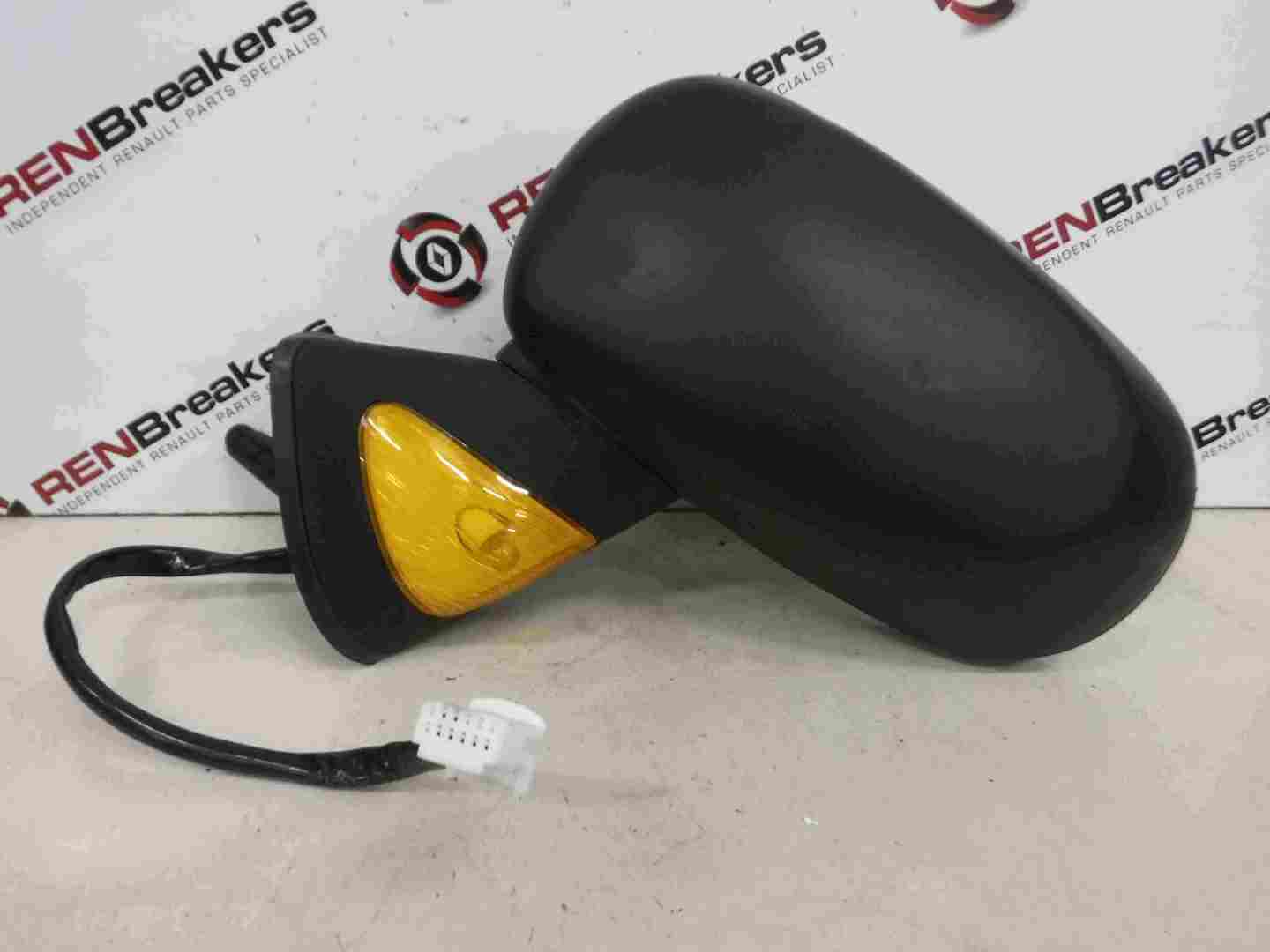Renault Modus 2004-2008 Passenger NS Wing Mirror Plain Black