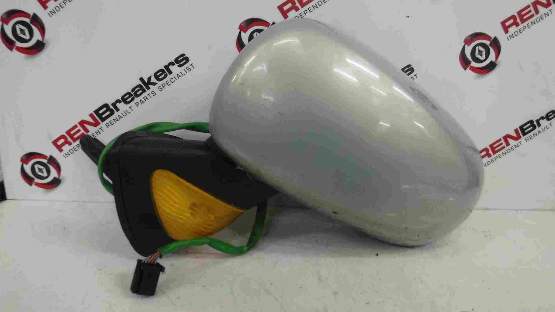 Renault Modus 2004-2008 Passenger NS Wing Mirror Silver 632 Electric