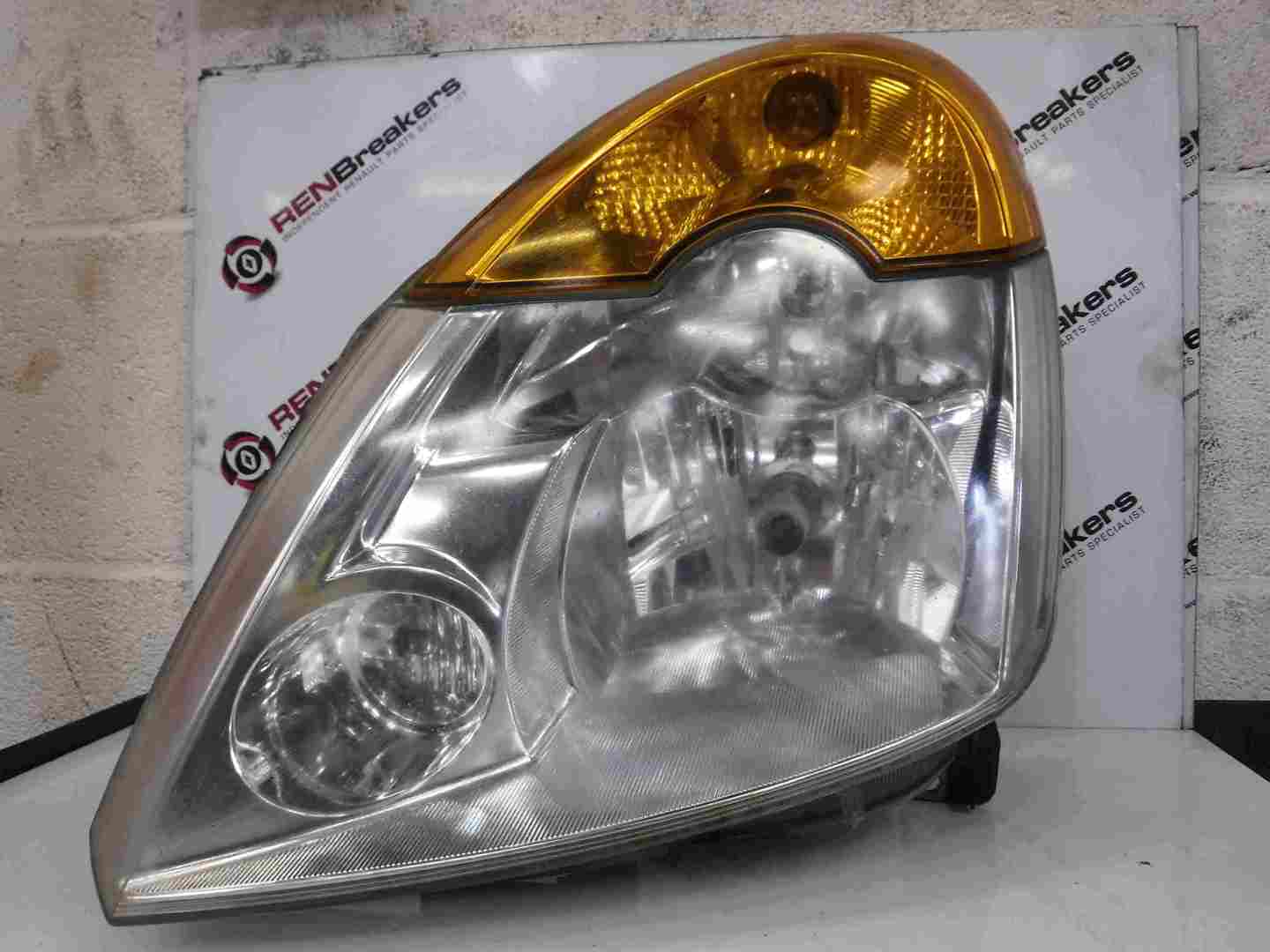 Renault Modus 2004-2008 Passenger NSF Front Headlight Orange Indicator