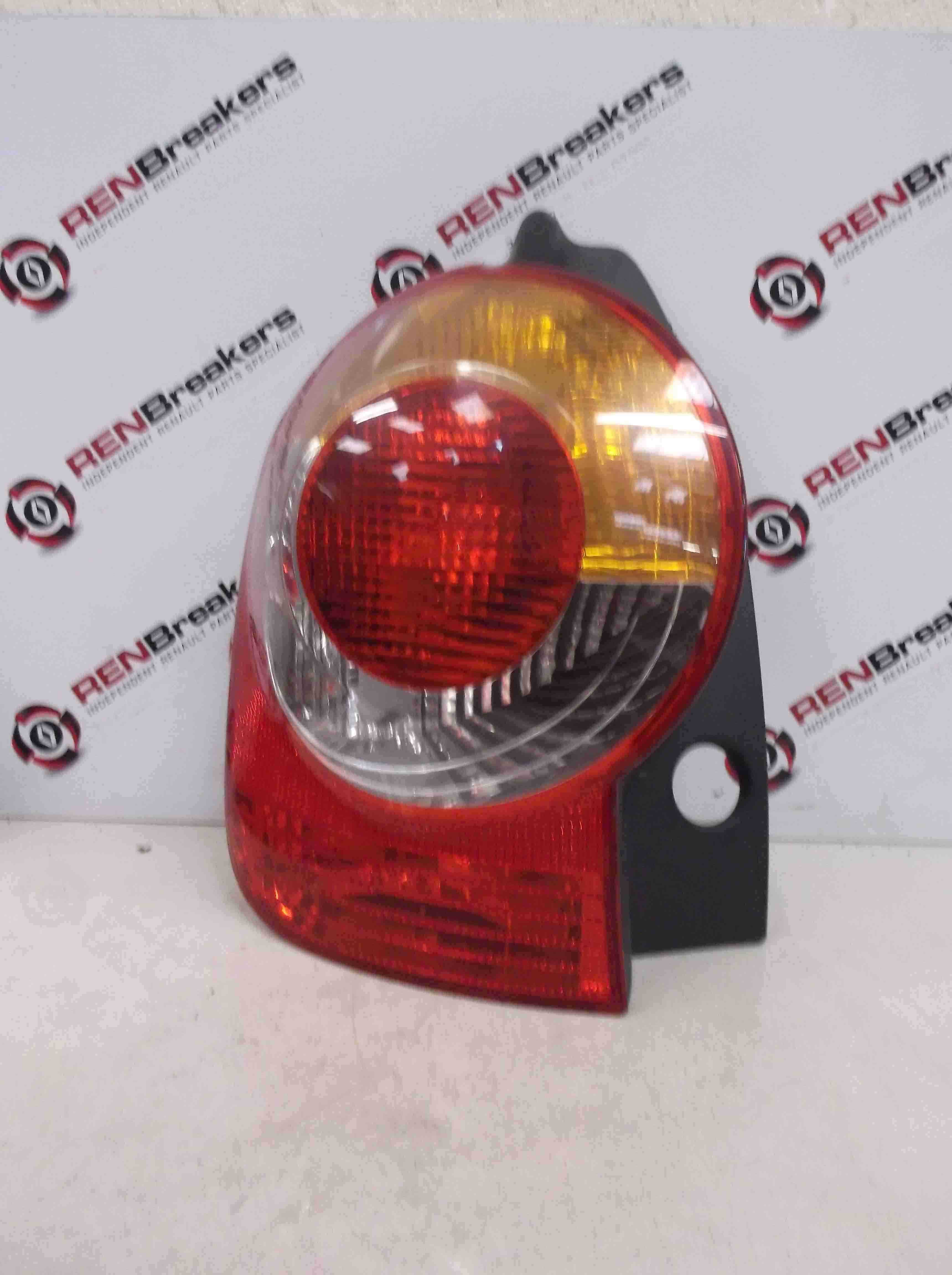 Renault Modus 2004-2008 Passenger NSR Rear Light lens 8200538786 8200212205