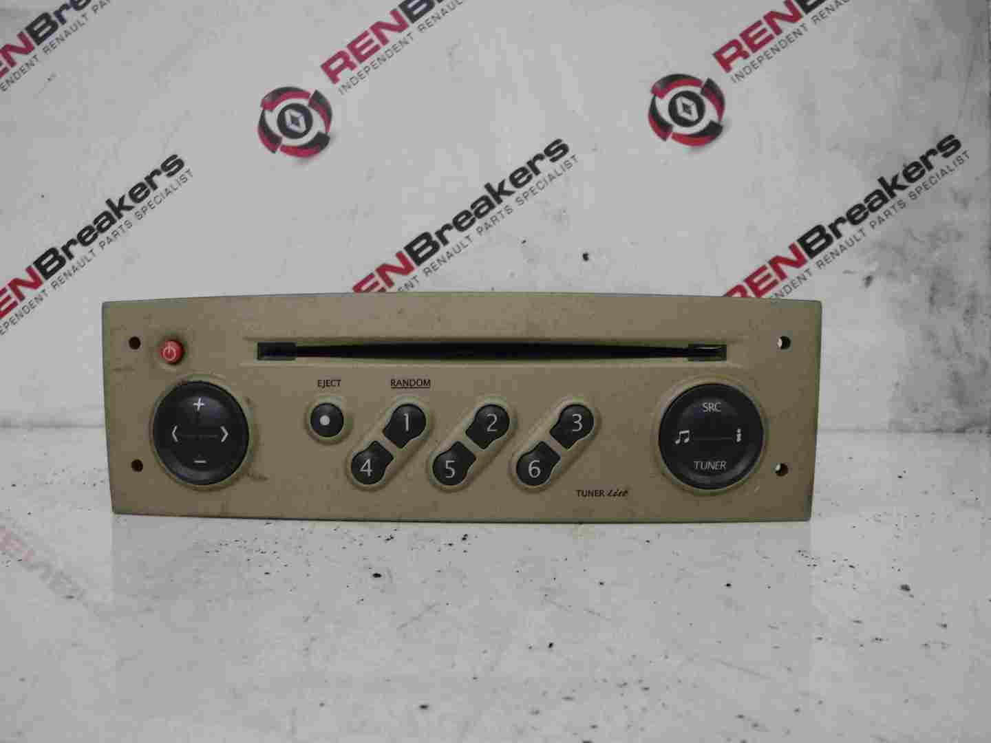 Renault Modus 2004-2008 Radio Cd Player Tuner List Beige + Code 8200335068