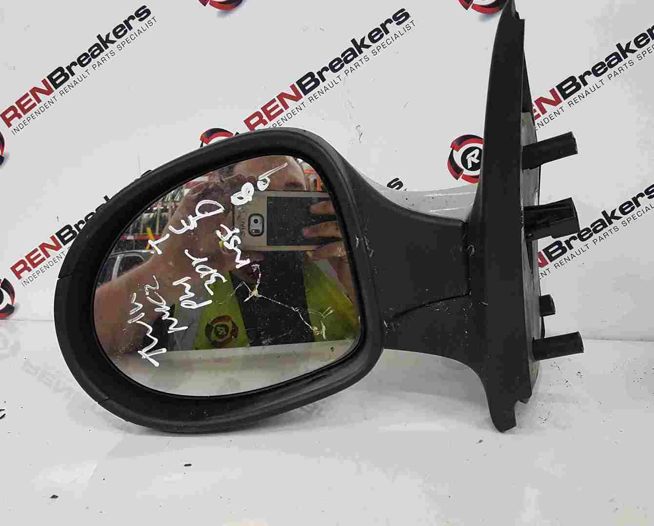 Thumb 2 Renault Twingoo 2007-2014 Passenger NS Wing Mirror Silver TED69