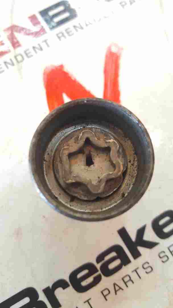 Thumb 2 Renault N Locking Wheel NUT Security Bolt Removal KEY Code N 2000-2022
