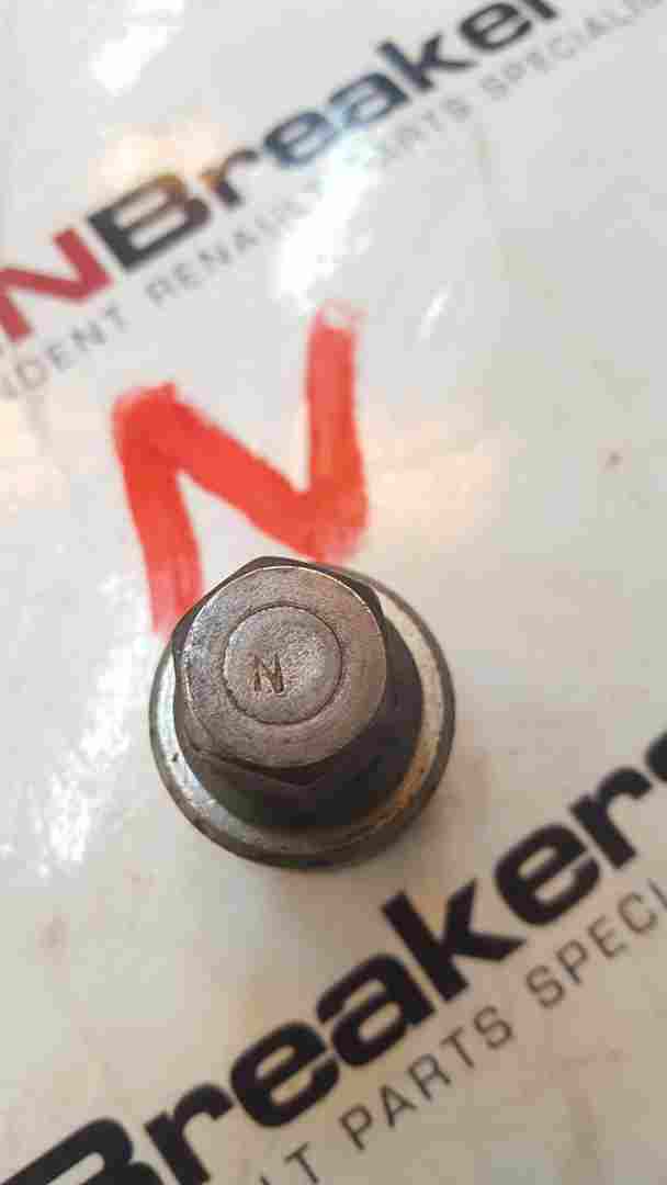 Thumb 4 Renault N Locking Wheel NUT Security Bolt Removal KEY Code N 2000-2022