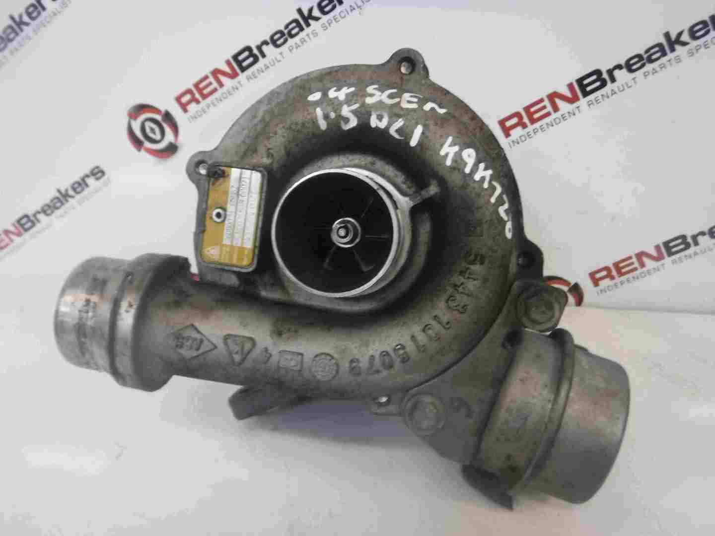 Renault Scenic 2003-2009 1.5 dCi Turbo Charger Unit K9K 728 54399700027