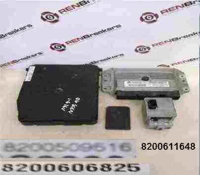 Renault Scenic 2003-2009 1.6 16v ECU SET UCH BCM Immobiliser + Key Card