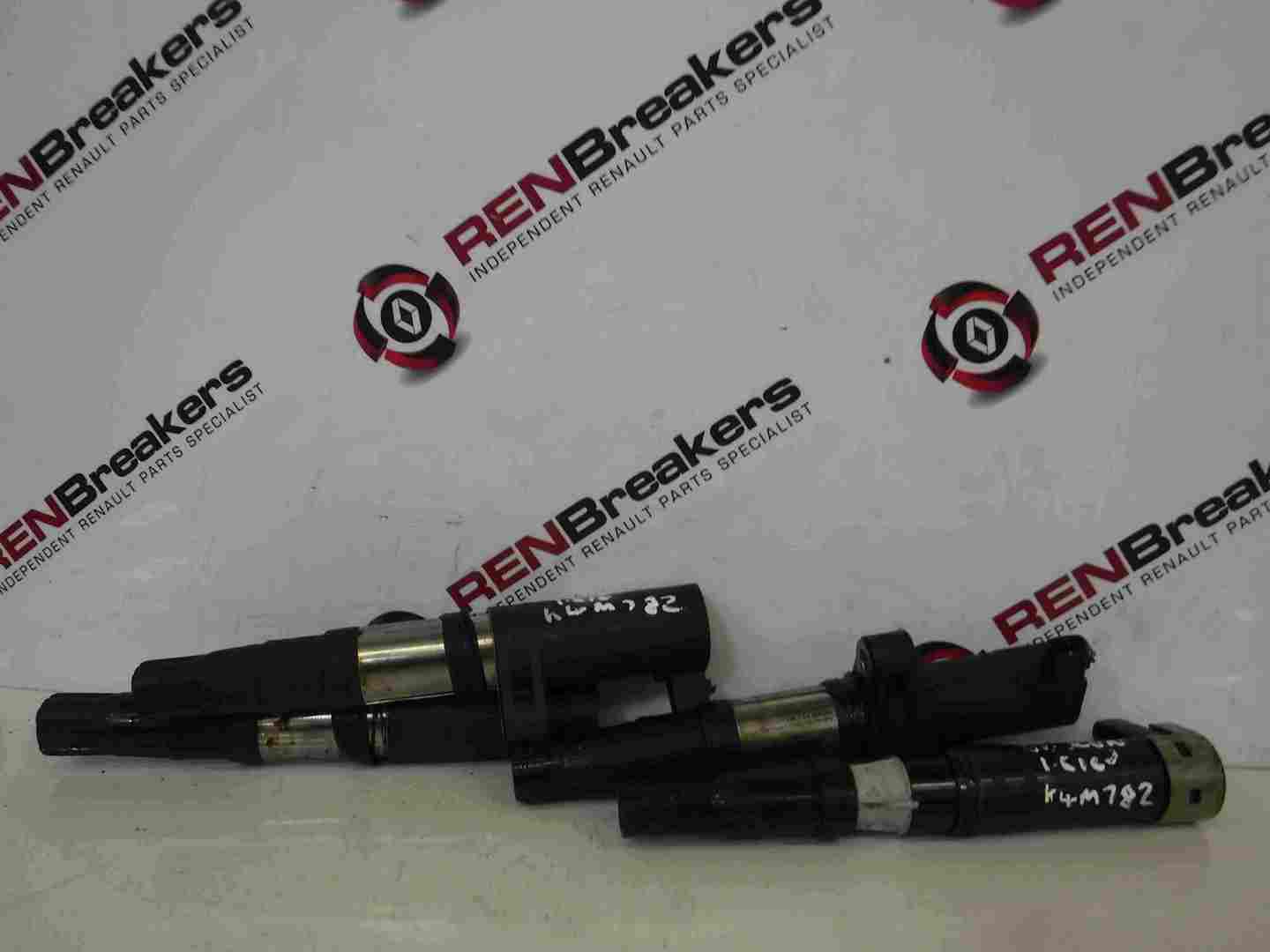 Renault Scenic 2003-2009 1.6 16v Ignition Coil Pack Pencils X4 Set