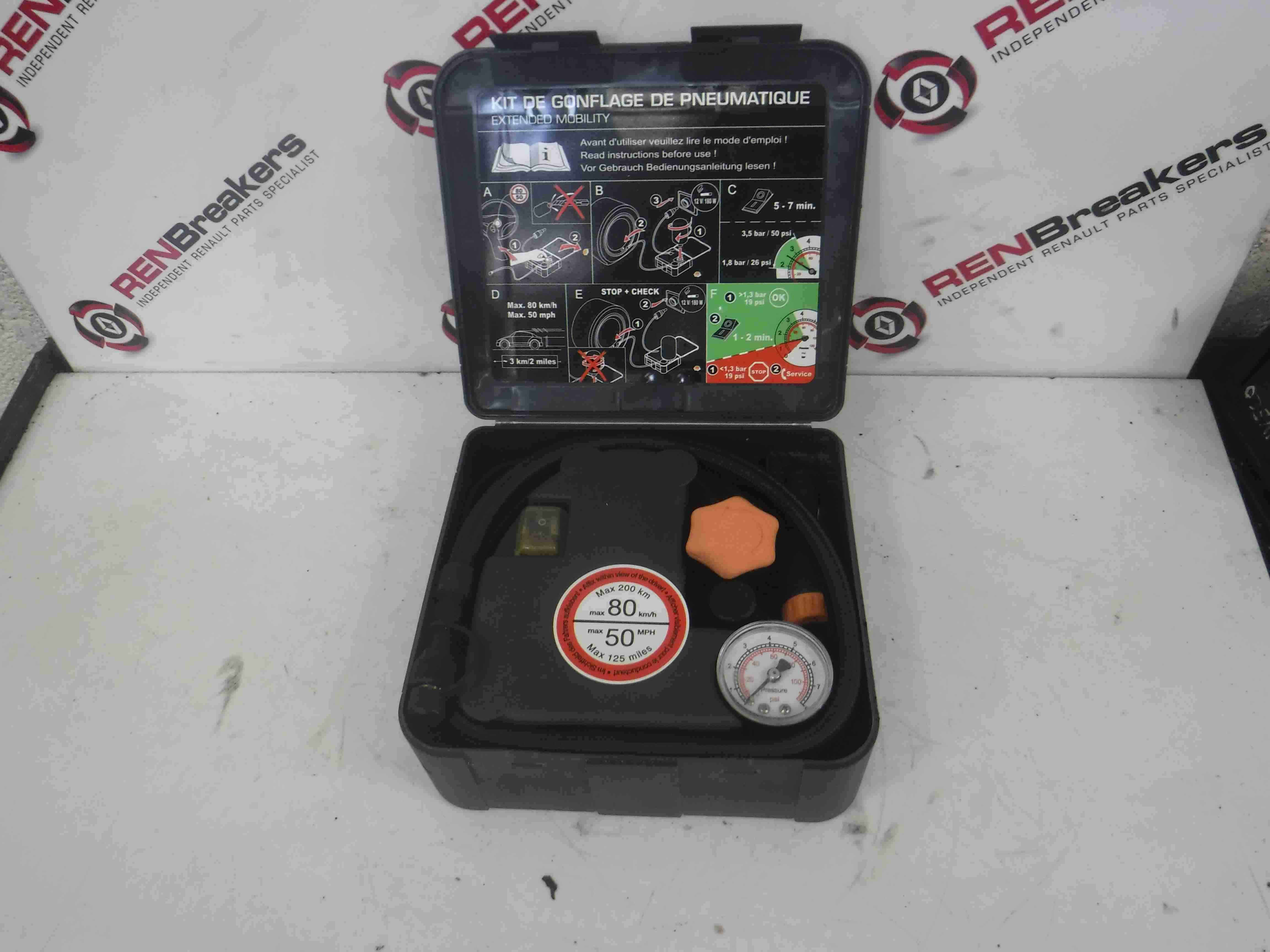 Renault Scenic 20032009 Continental Tyre Pump Kit Compressor