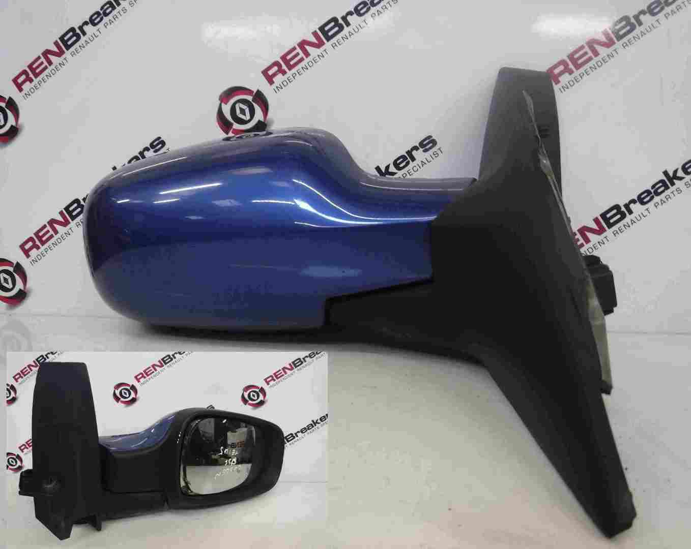 Renault Scenic 2003-2009 Drivers OS Wing Mirror Blue TEI45 TE145 