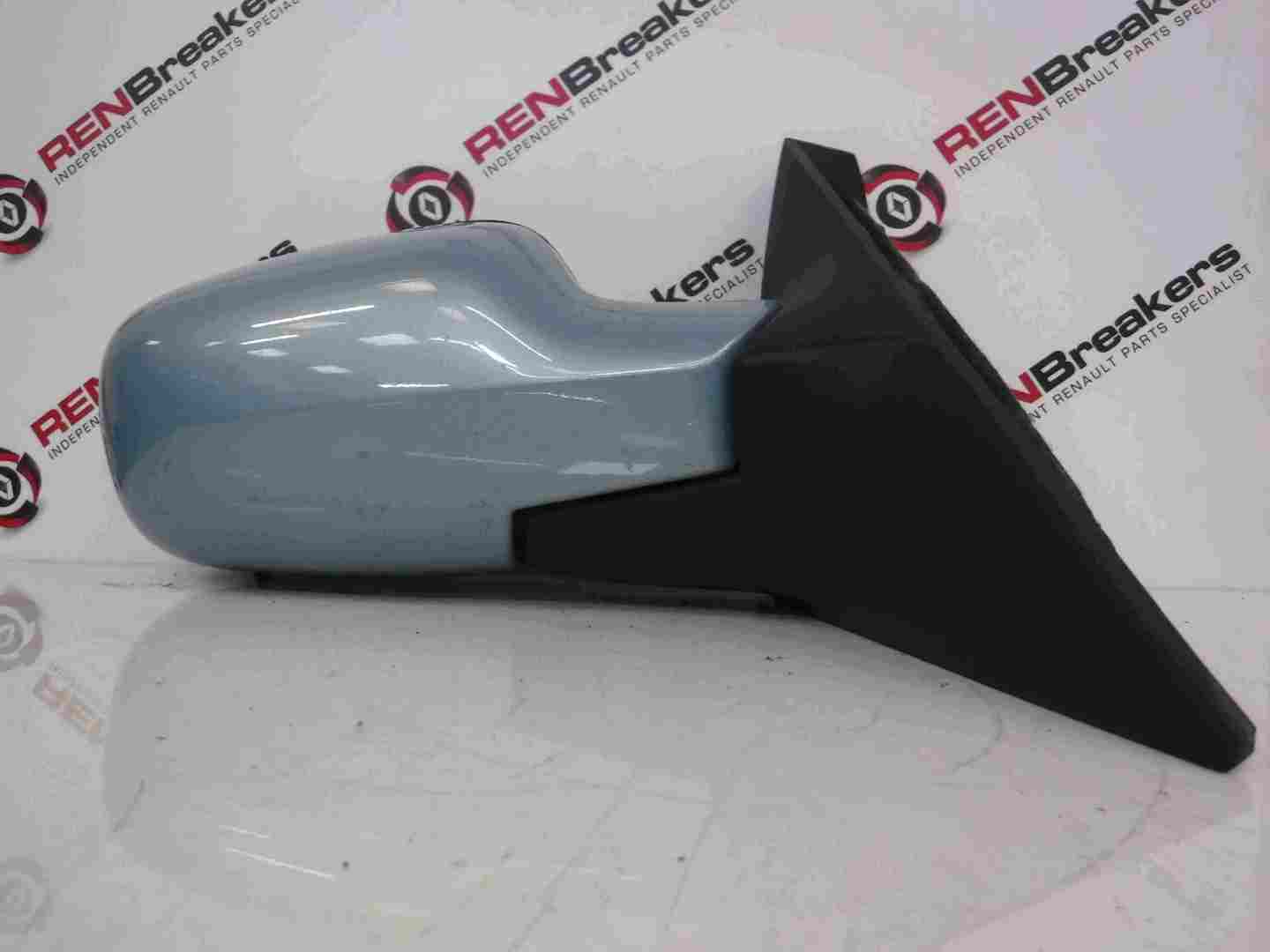 Renault Scenic 2003-2009 Drivers OS Wing Mirror Blue TERNK 00