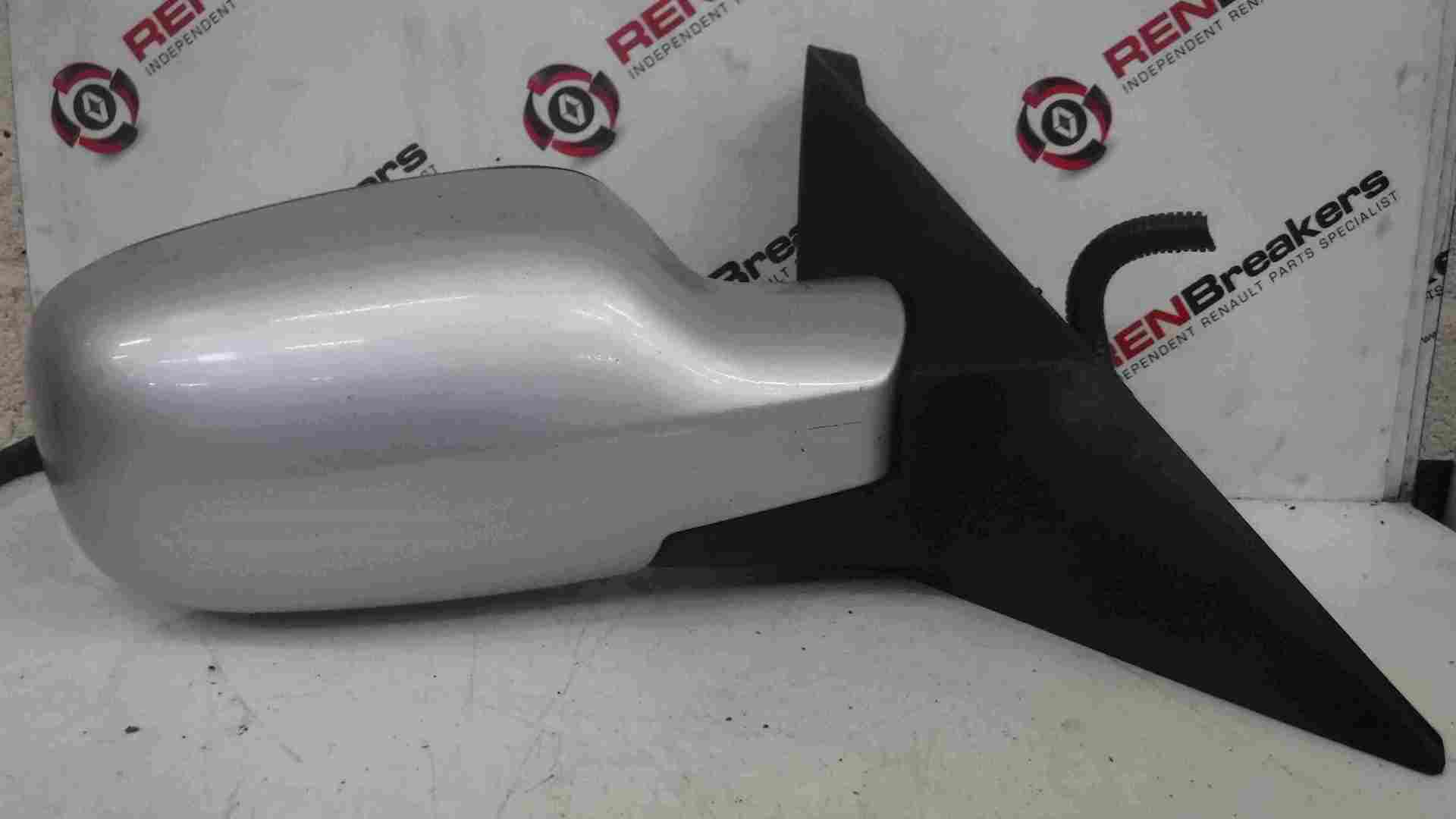 Renault Scenic 2003-2009 Drivers OS Wing Mirror Silver TED69 F .