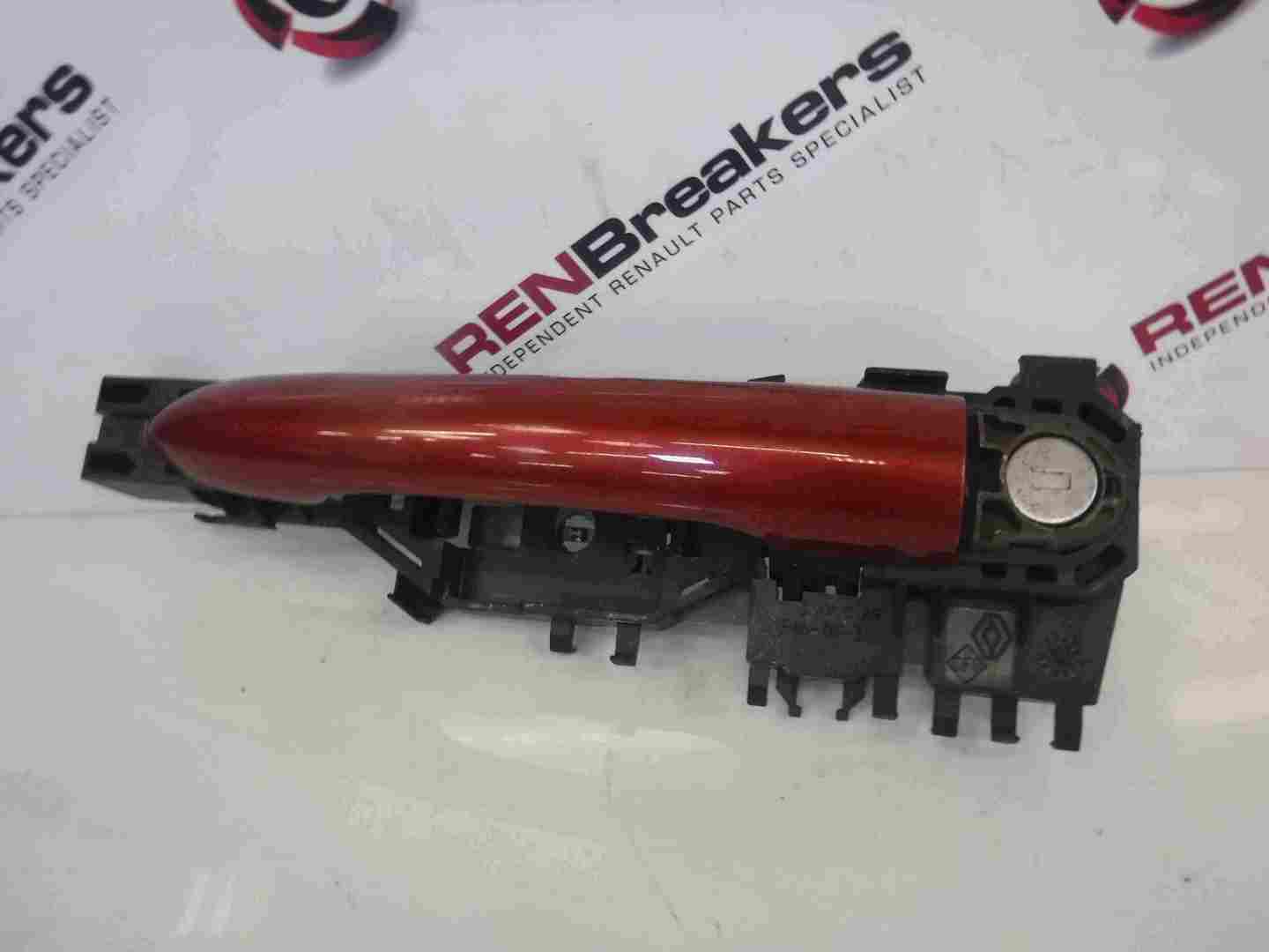 Renault Scenic 2003-2009 Passenger NSF Front Exterior Door Handle Red 8200028463