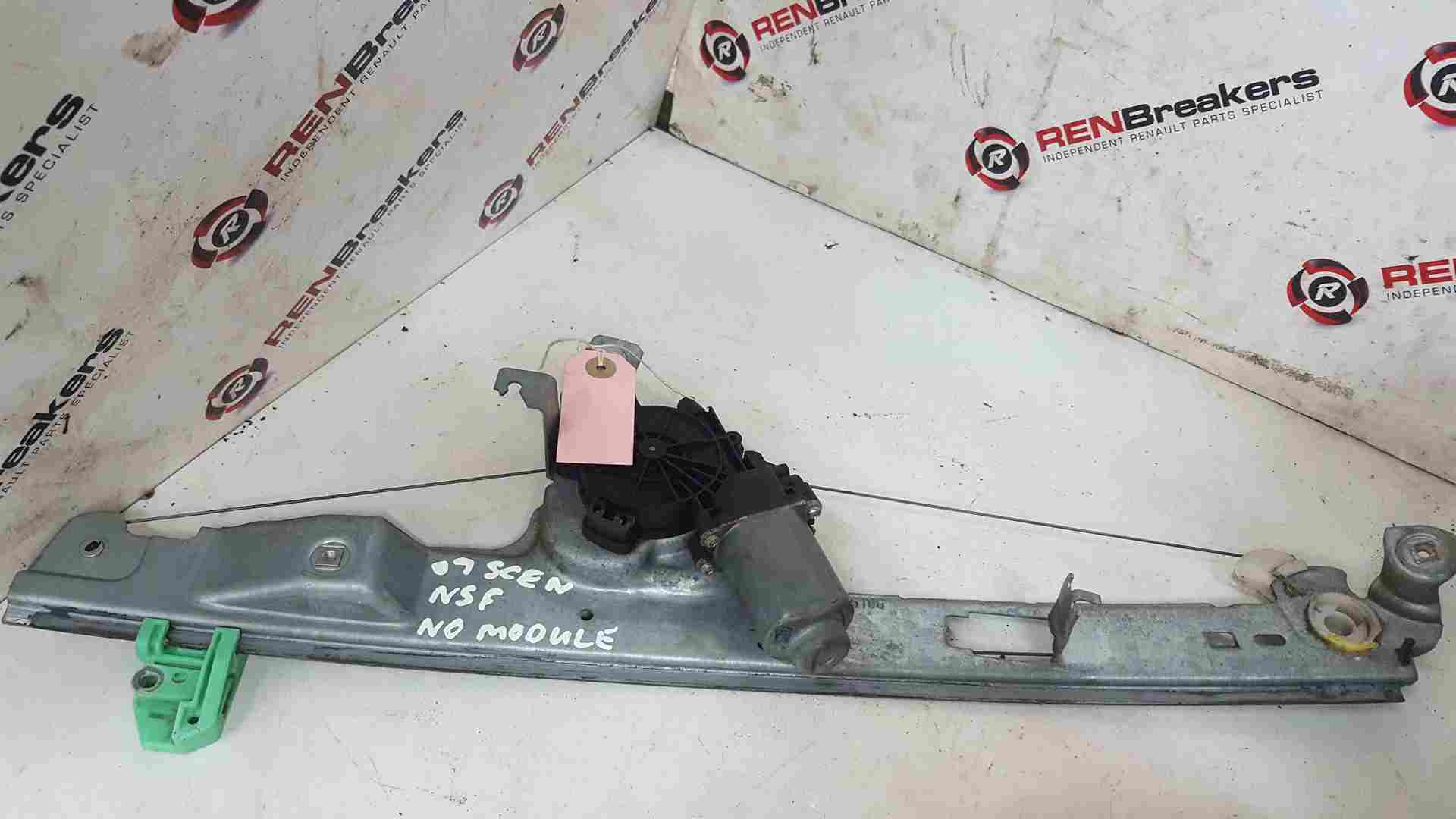 Renault Scenic 2003-2009 Passenger NSF Front Window Motor Regulator 2 PIN