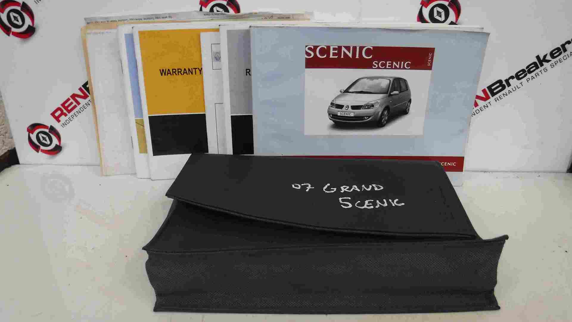 Renault Scenic 2006-2009 Document Handbook + Wallet