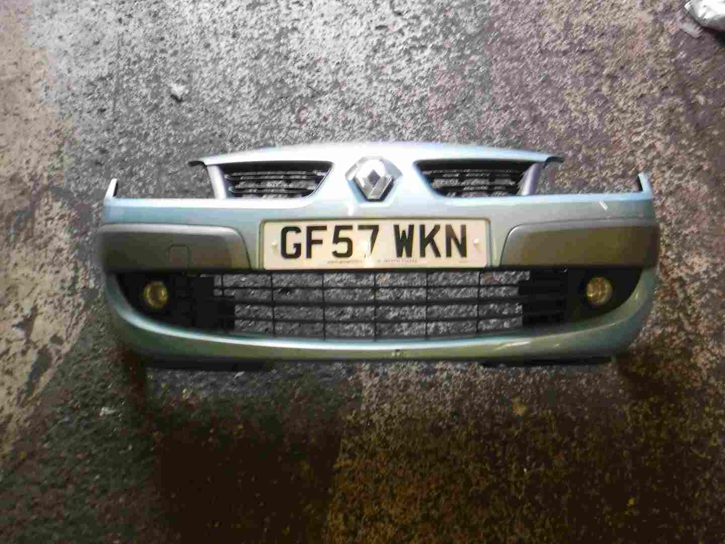 Renault Scenic 2006-2009 Front Bumper Blue Aqua FACELIFT TERNK