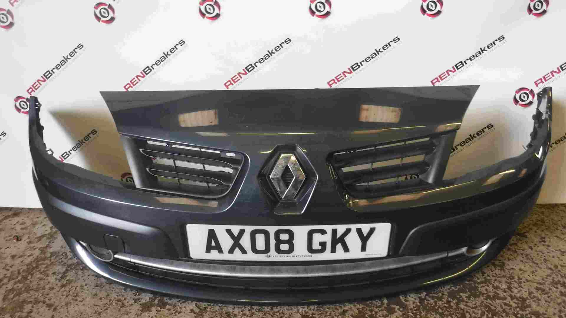 Renault Scenic 2006-2009 Front Bumper Grey TEB66