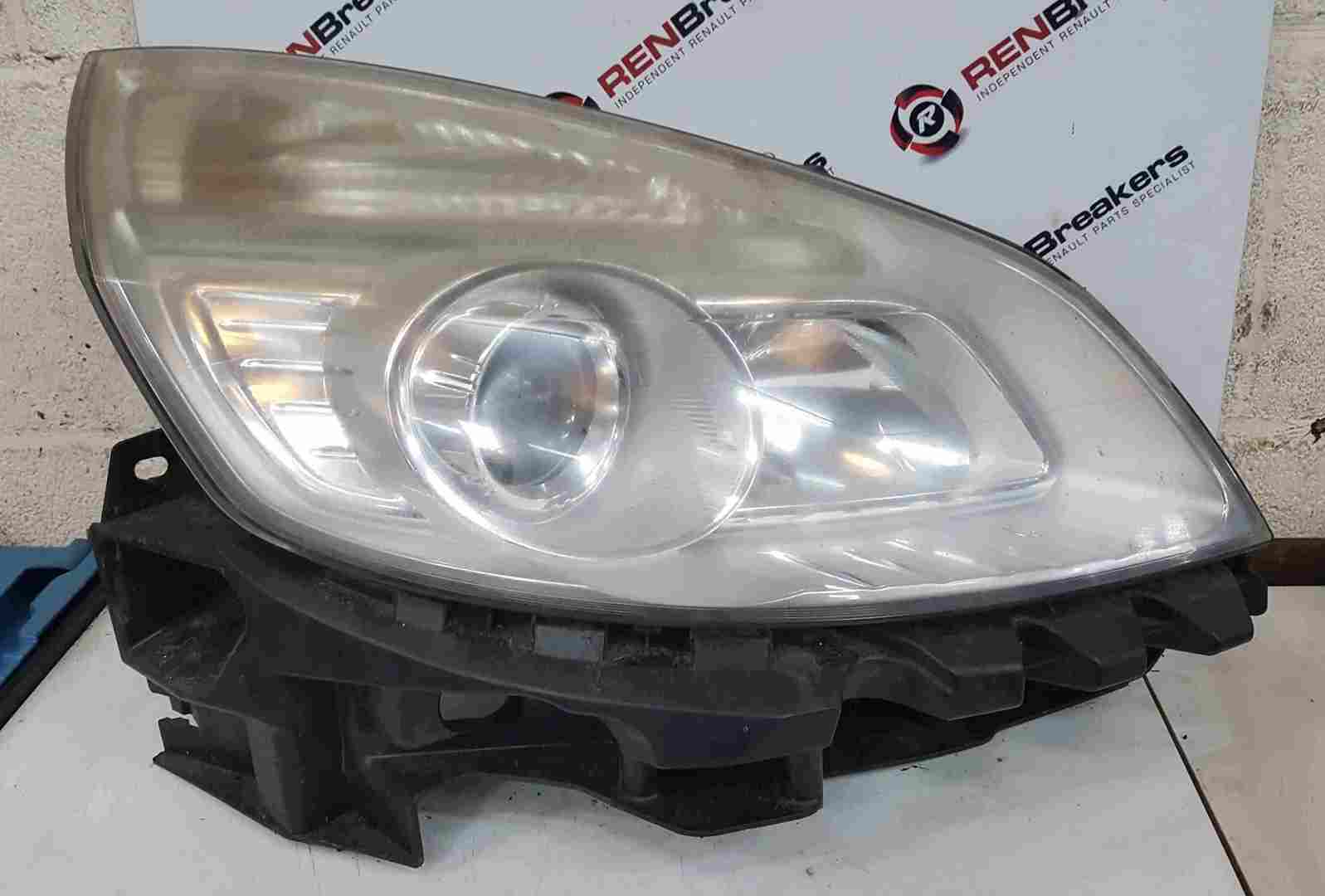 Renault Scenic MK2 2006-2009 Drivers OSF Front Headlight CLOUDY
