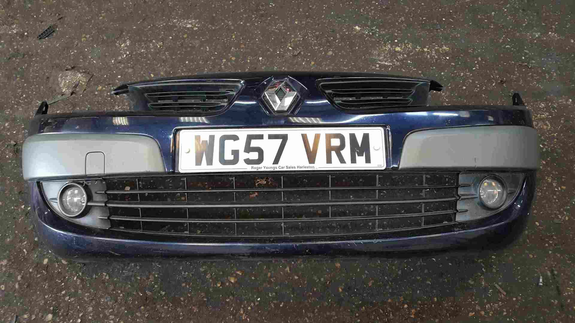 Renault Scenic MK2 2006-2009 Front Bumper Blue NV472 Facelift