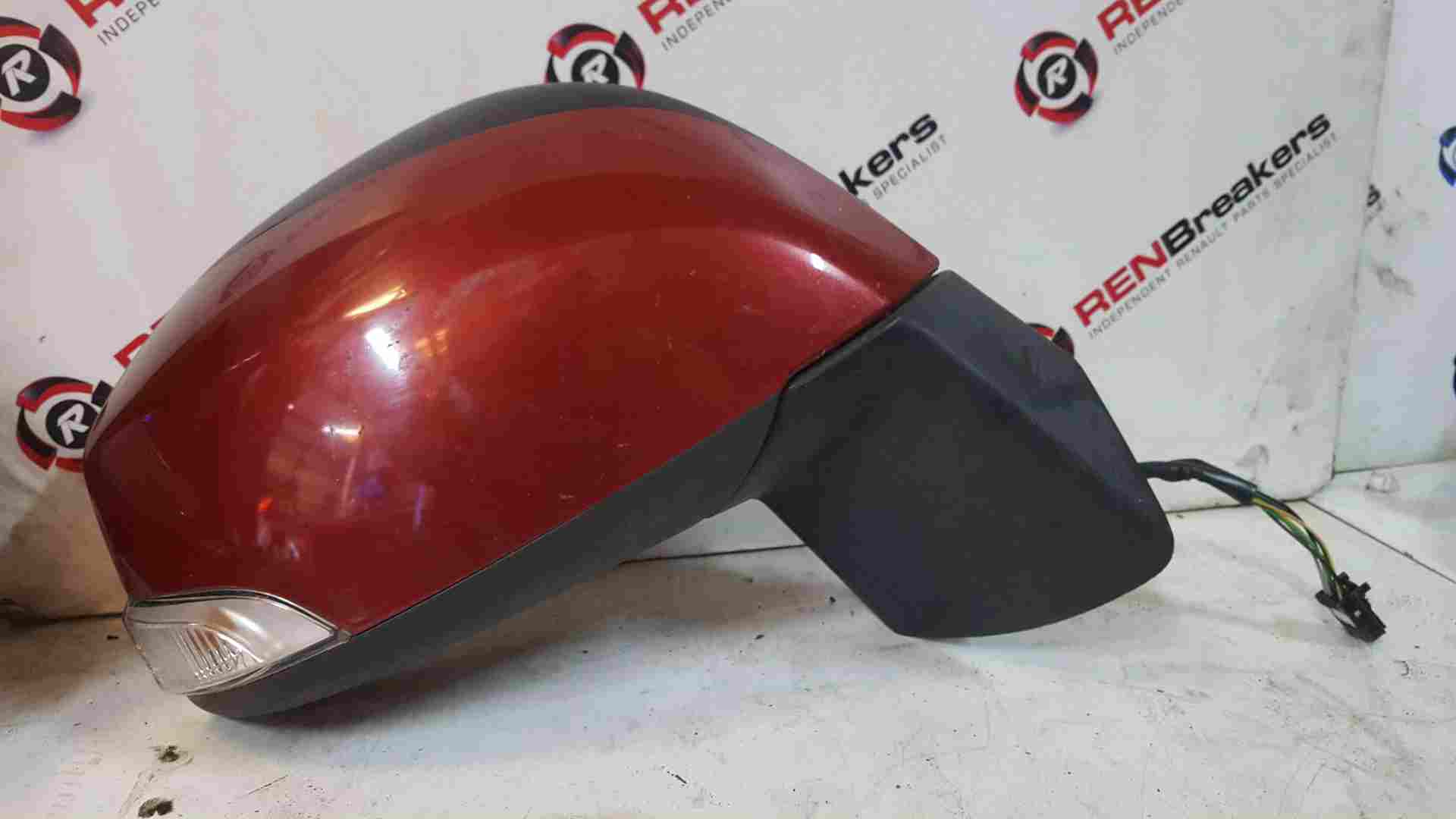 Thumb 3 Renault Scenic MK3 2009-2013 Drivers Os Wing Mirror RED Tennj