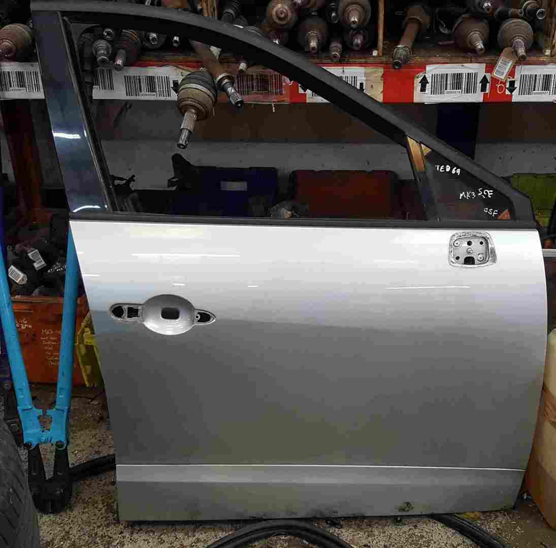 Thumb 3 Renault Scenic MK3 2009-2013 Drivers OSF Front Door Silver TED69