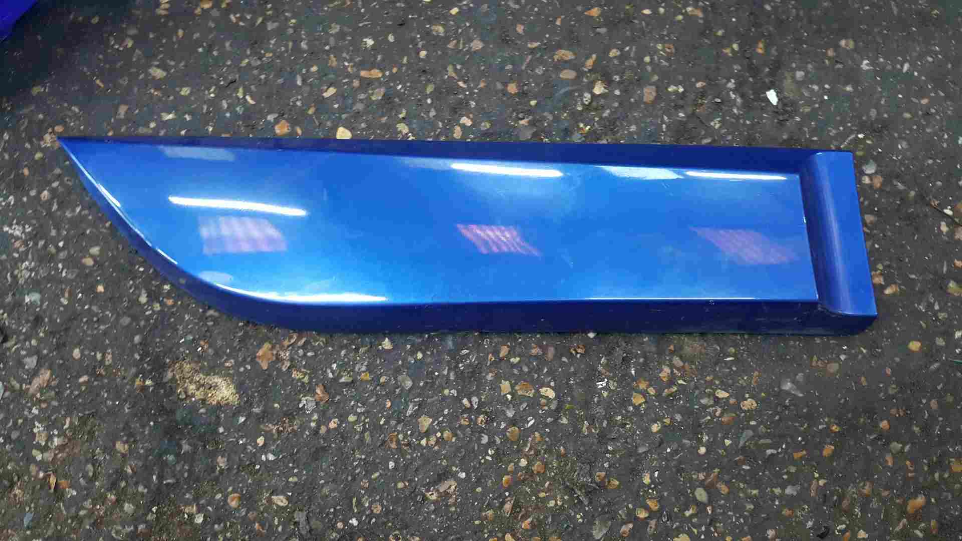 Thumb 3 Renault Scenic MK3 2009-2013 Drivers OSR Rear Door Moulding Trim Blue Terna