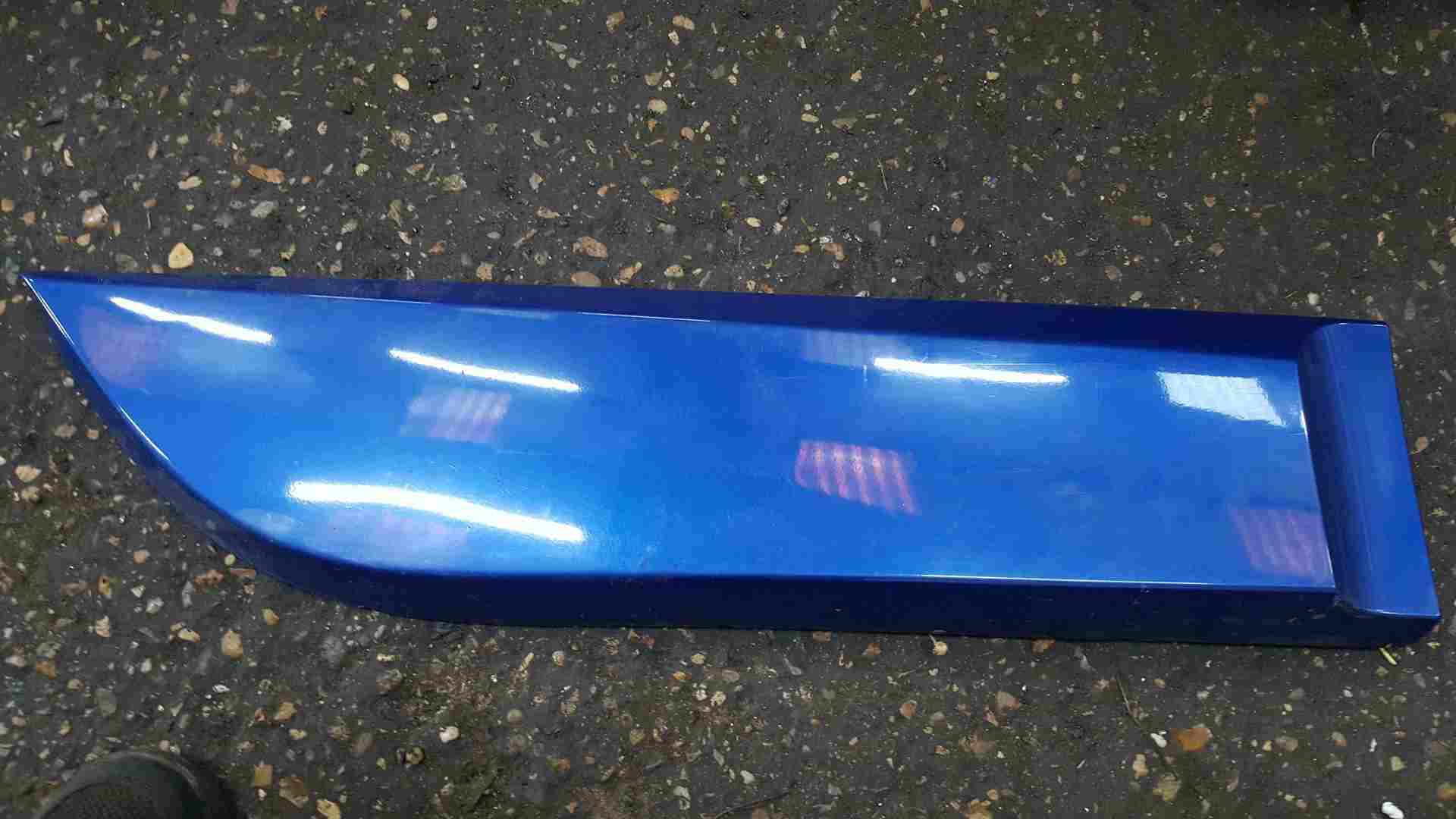 Thumb 5 Renault Scenic MK3 2009-2013 Drivers OSR Rear Door Moulding Trim Blue Terna