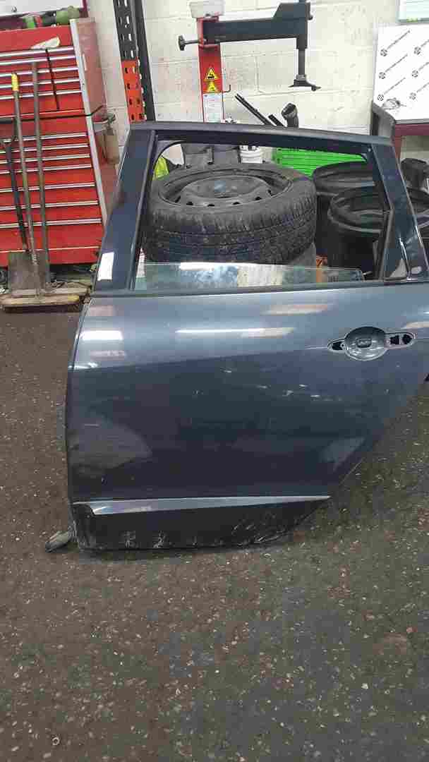 Renault Scenic MK3 2009-2013 Passenger NSR Rear Door Grey TEB66