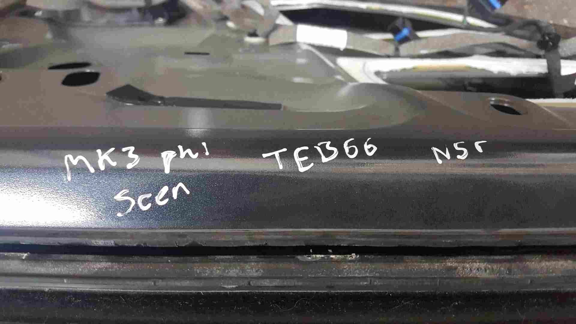 Thumb 2 Renault Scenic MK3 2009-2013 Passenger NSR Rear Door Grey TEB66
