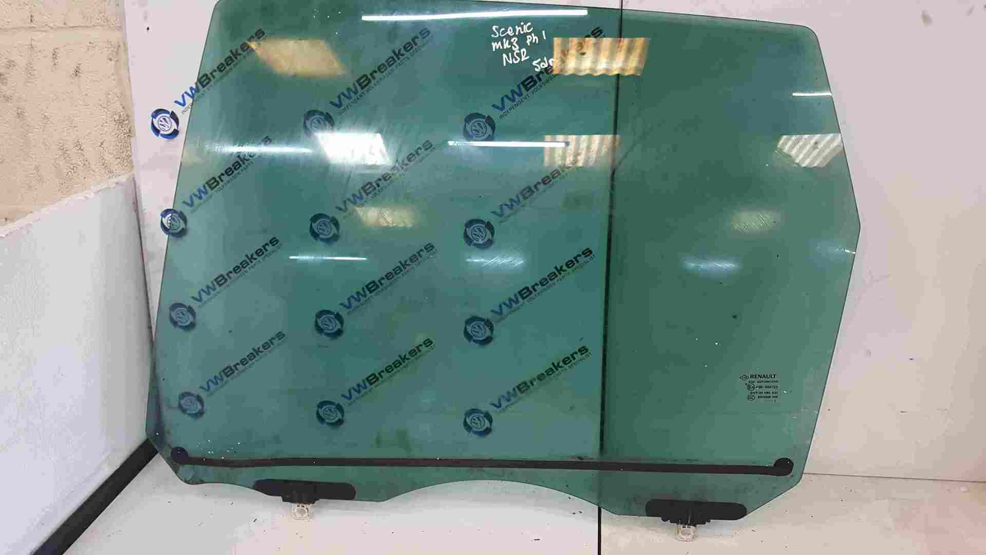Renault Scenic MK3 2009-2013 Passenger NSR Rear Window Glass